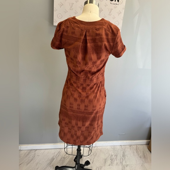 Rei Coop brown midi dress xs e105-2 - Picture 4 of 5